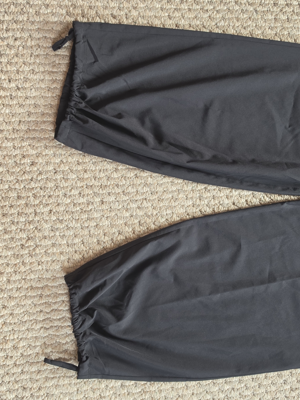 tek gear Black Cargo Jogger Pants with Drawstring Waist - Picture 3 of 6